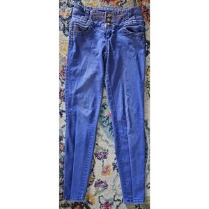 Clash Jeans USA Pants Size 3 Blue Jeans Cotton Stretch Skinny Leg
